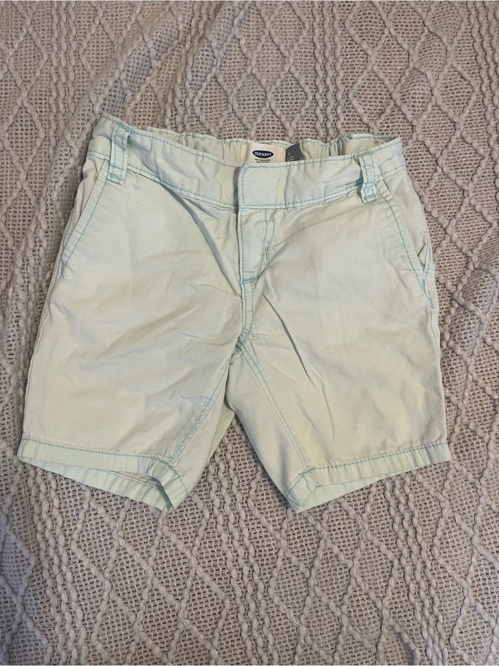 Old Navy Kids Light Mint Green Chino Shorts